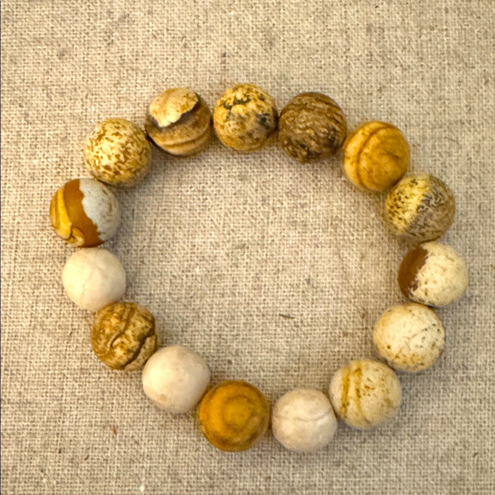 Natural Stone Beaded Bracelet for small wrist.